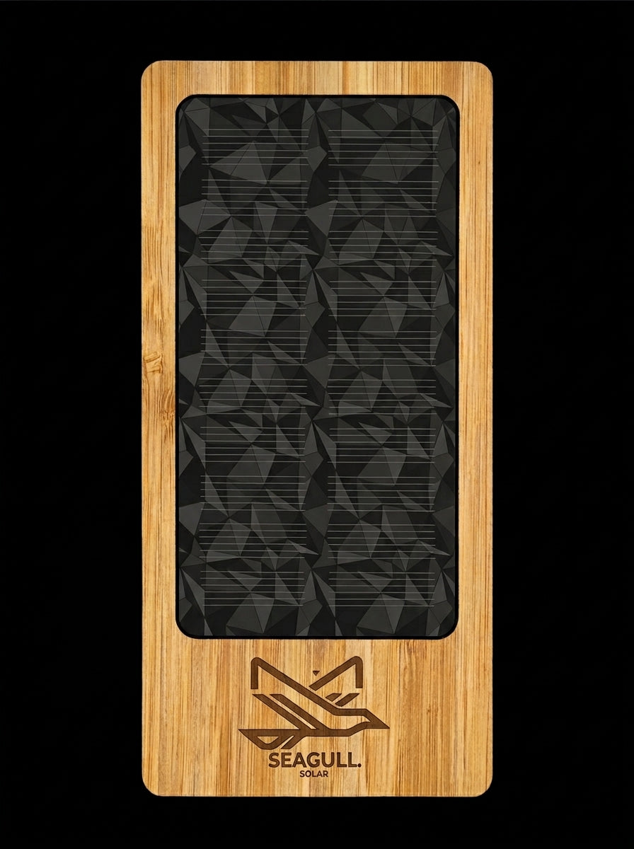 Solar Bamboo Powerbank